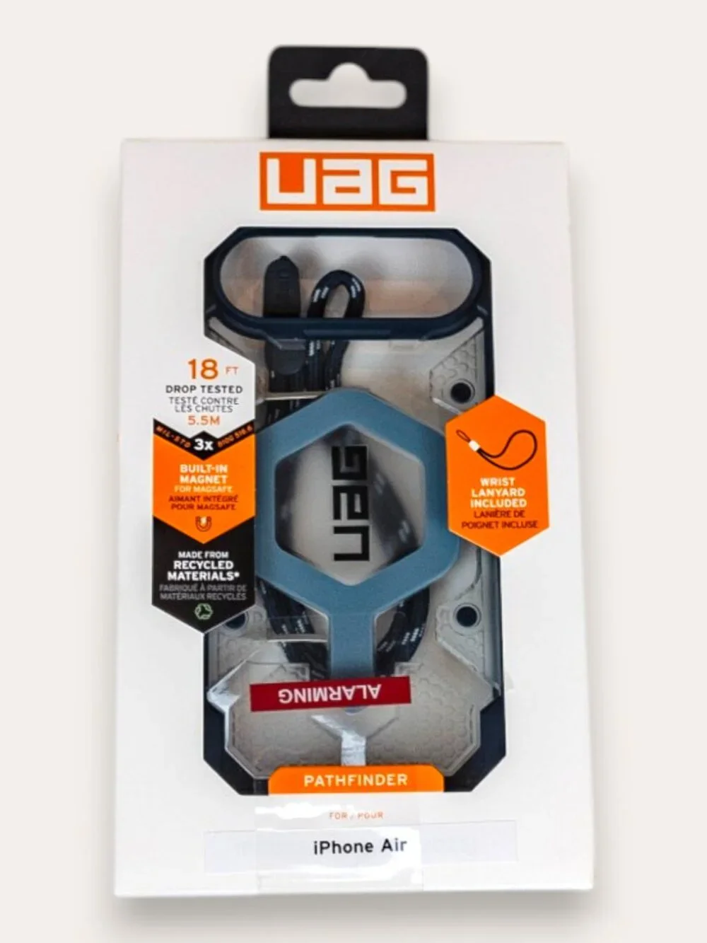 UAG Pathfinder iPhone Air Case Clear MagSafe Lanyard NIB